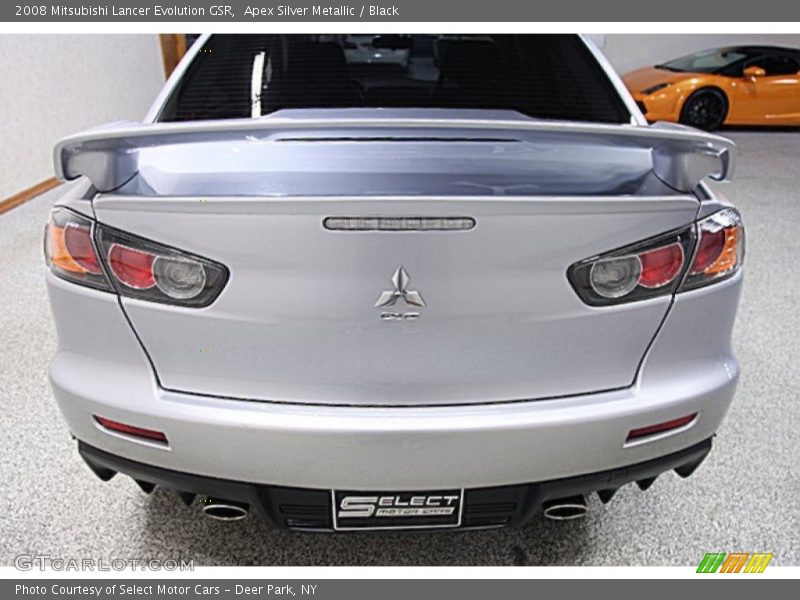 Apex Silver Metallic / Black 2008 Mitsubishi Lancer Evolution GSR