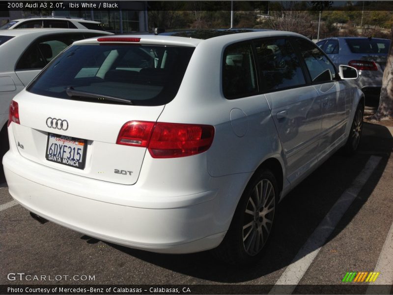 Ibis White / Black 2008 Audi A3 2.0T