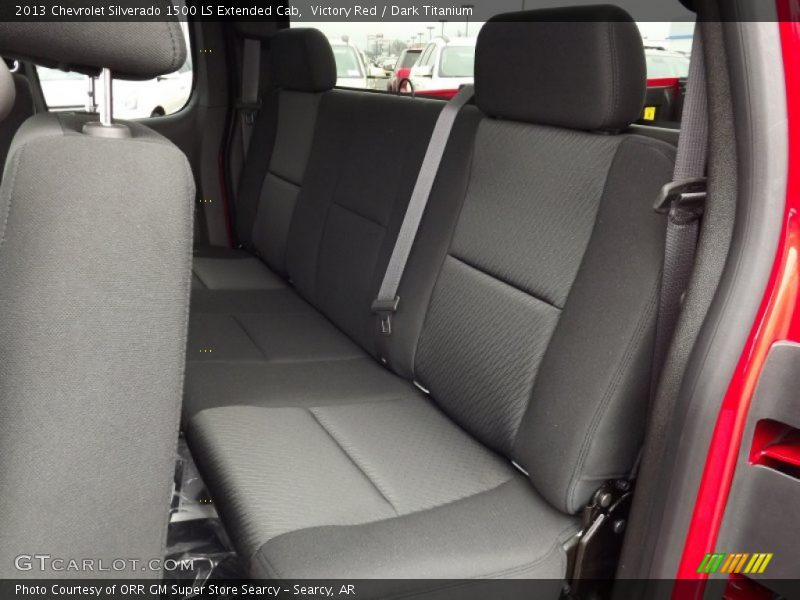 Rear Seat of 2013 Silverado 1500 LS Extended Cab
