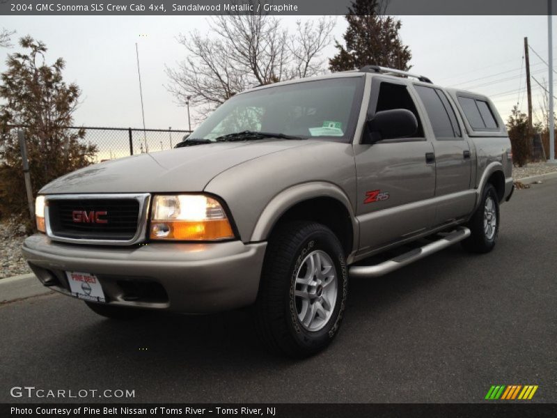 Sandalwood Metallic / Graphite 2004 GMC Sonoma SLS Crew Cab 4x4