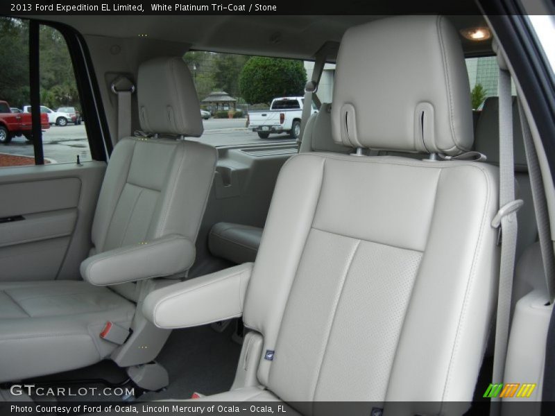 White Platinum Tri-Coat / Stone 2013 Ford Expedition EL Limited