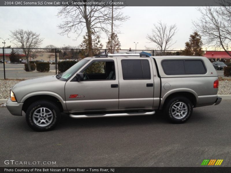 Sandalwood Metallic / Graphite 2004 GMC Sonoma SLS Crew Cab 4x4