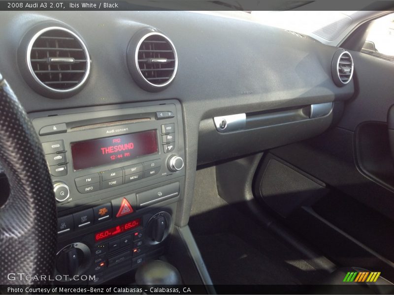 Ibis White / Black 2008 Audi A3 2.0T