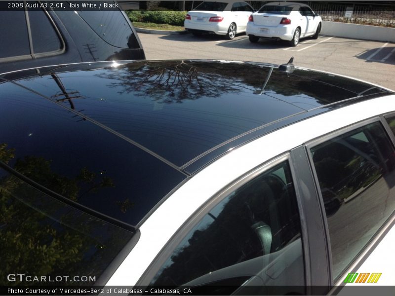 Ibis White / Black 2008 Audi A3 2.0T