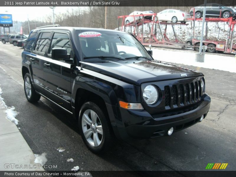 Blackberry Pearl / Dark Slate Gray 2011 Jeep Patriot Latitude 4x4