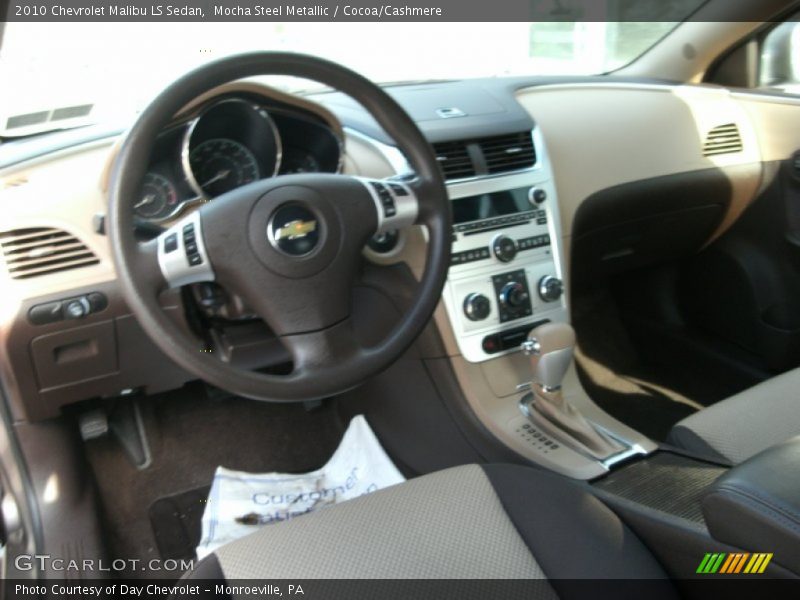 Mocha Steel Metallic / Cocoa/Cashmere 2010 Chevrolet Malibu LS Sedan