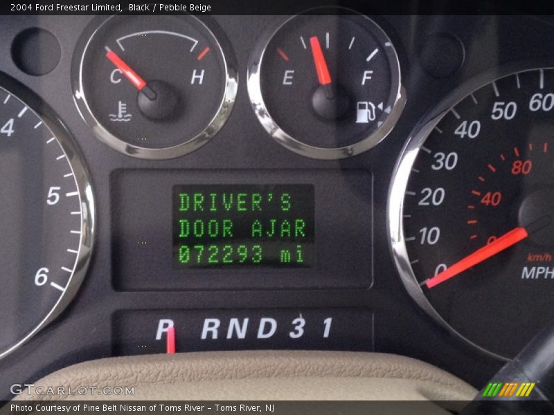 Black / Pebble Beige 2004 Ford Freestar Limited