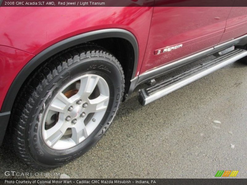 Red Jewel / Light Titanium 2008 GMC Acadia SLT AWD