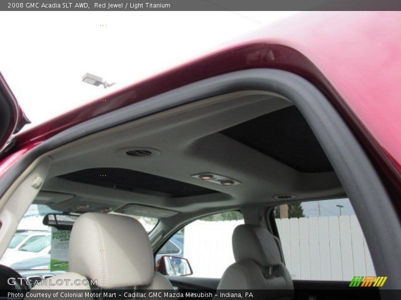 Red Jewel / Light Titanium 2008 GMC Acadia SLT AWD