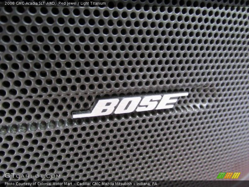 Red Jewel / Light Titanium 2008 GMC Acadia SLT AWD