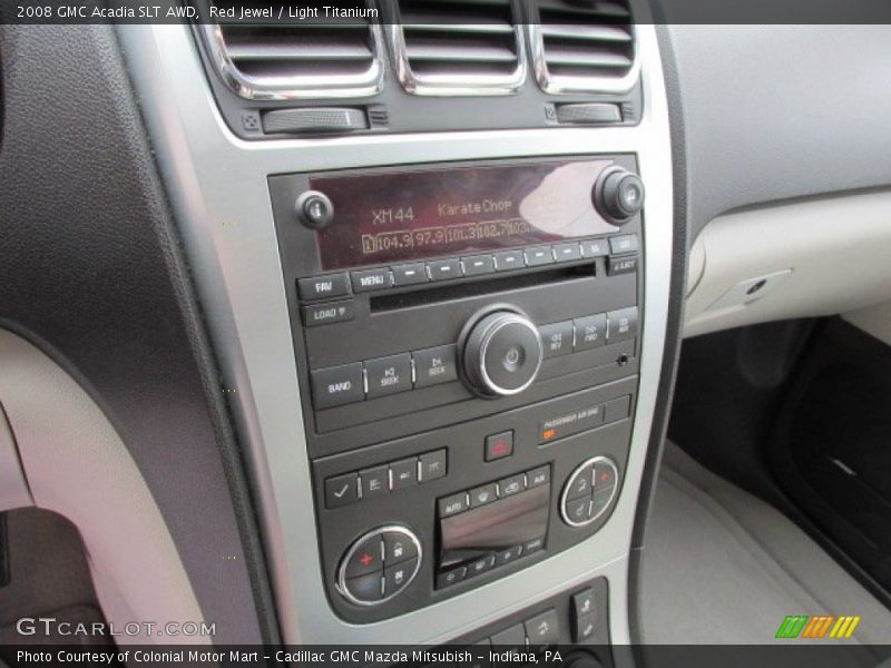Red Jewel / Light Titanium 2008 GMC Acadia SLT AWD