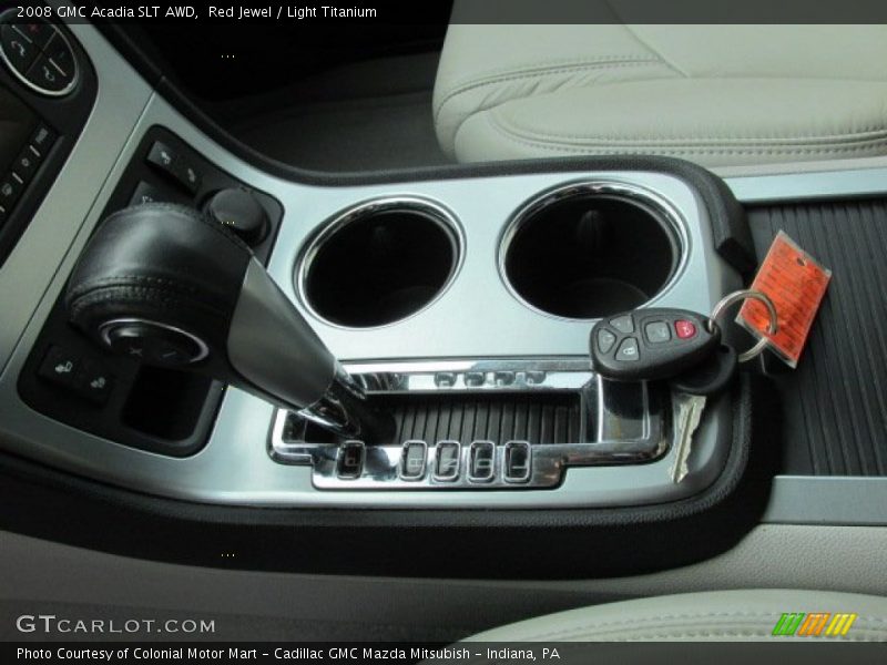Red Jewel / Light Titanium 2008 GMC Acadia SLT AWD