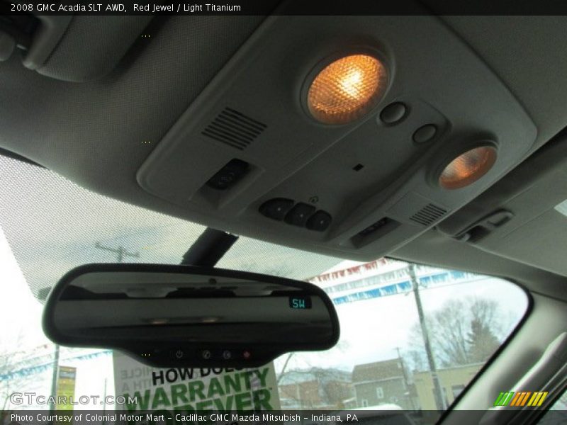 Red Jewel / Light Titanium 2008 GMC Acadia SLT AWD