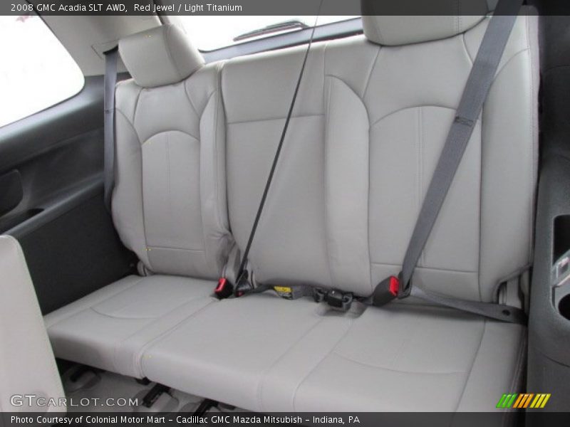 Red Jewel / Light Titanium 2008 GMC Acadia SLT AWD