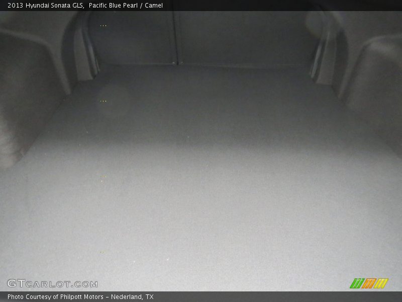 Pacific Blue Pearl / Camel 2013 Hyundai Sonata GLS