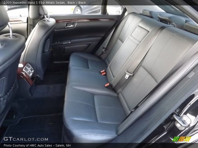 Black / Black 2009 Mercedes-Benz S 550 4Matic Sedan