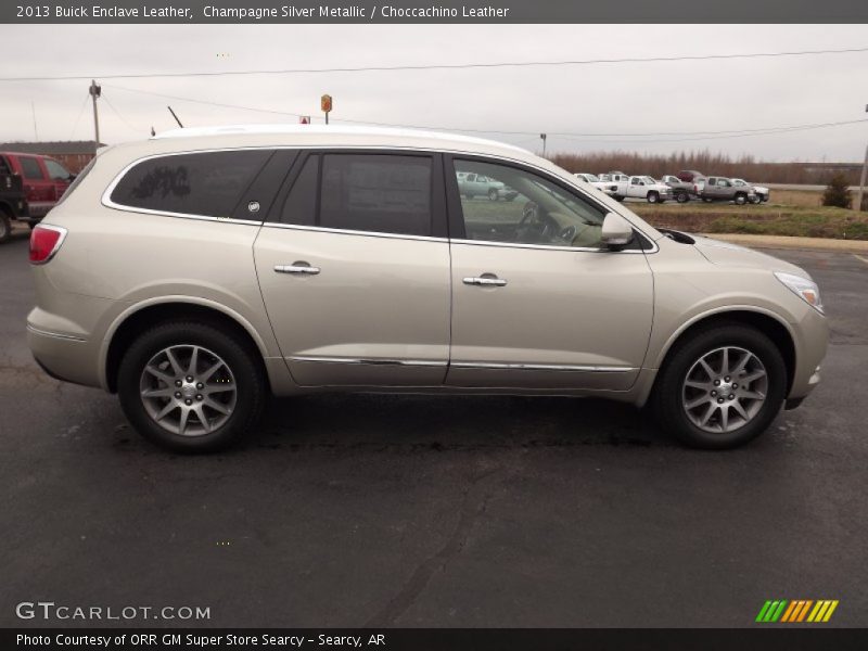  2013 Enclave Leather Champagne Silver Metallic