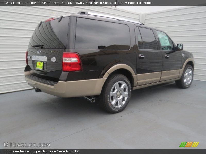 Kodiak Brown / King Ranch Charcoal Black/Chaparral Leather 2013 Ford Expedition EL King Ranch