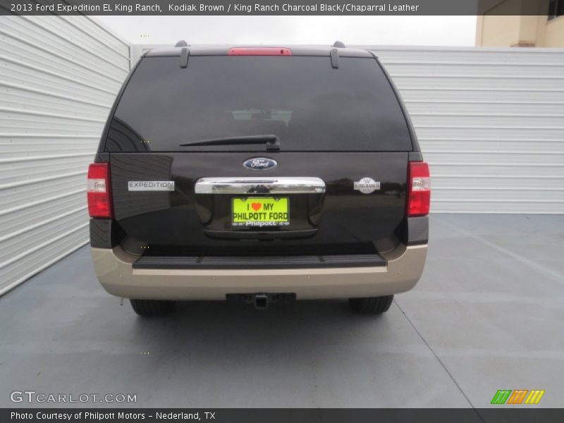 Kodiak Brown / King Ranch Charcoal Black/Chaparral Leather 2013 Ford Expedition EL King Ranch