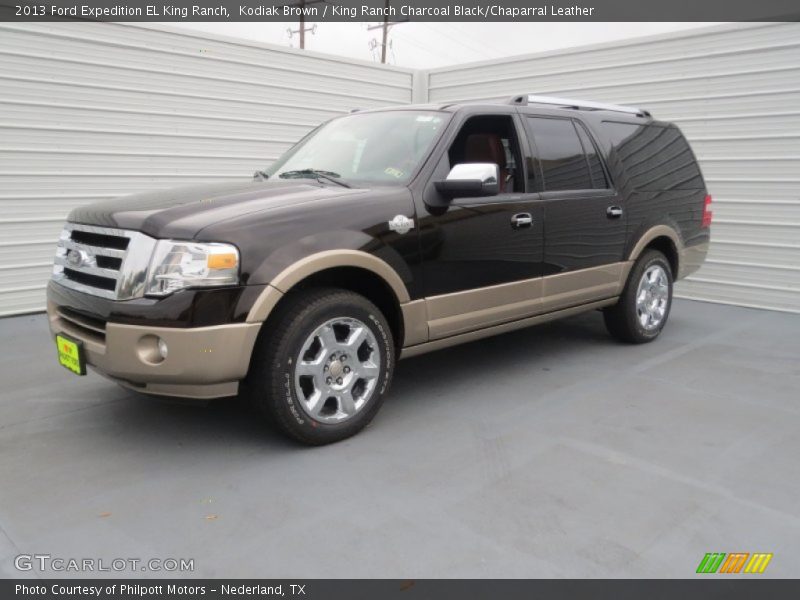 Kodiak Brown / King Ranch Charcoal Black/Chaparral Leather 2013 Ford Expedition EL King Ranch