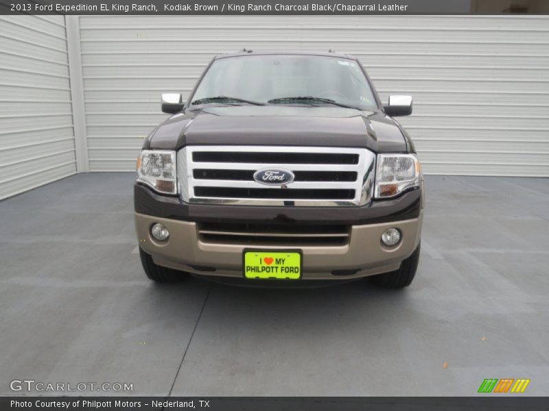 Kodiak Brown / King Ranch Charcoal Black/Chaparral Leather 2013 Ford Expedition EL King Ranch