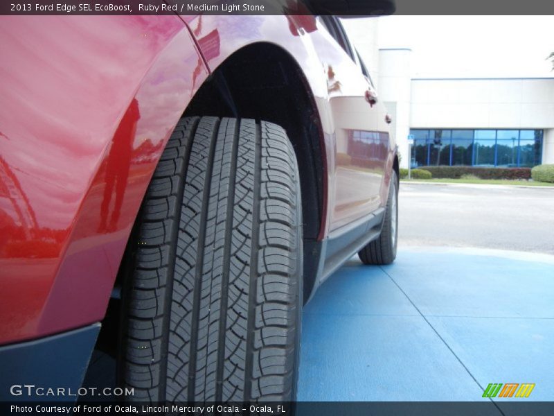 Ruby Red / Medium Light Stone 2013 Ford Edge SEL EcoBoost