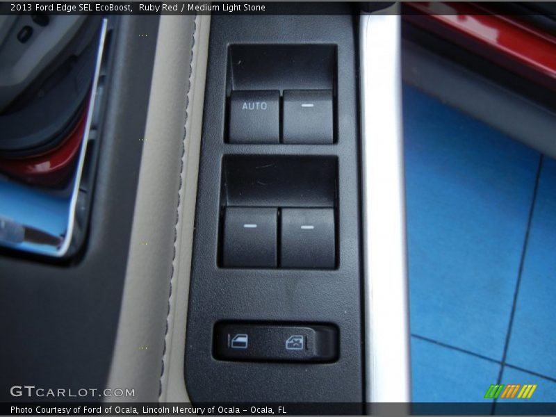 Ruby Red / Medium Light Stone 2013 Ford Edge SEL EcoBoost