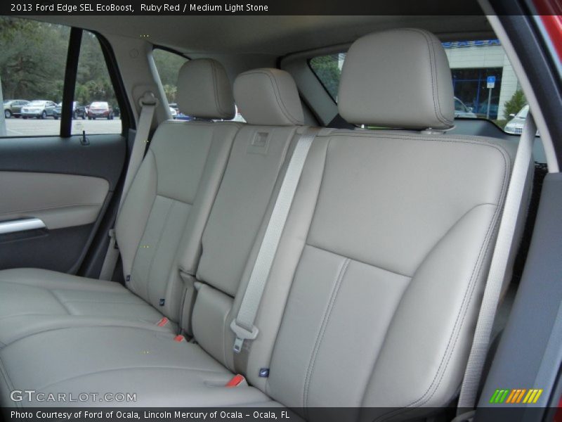 Ruby Red / Medium Light Stone 2013 Ford Edge SEL EcoBoost