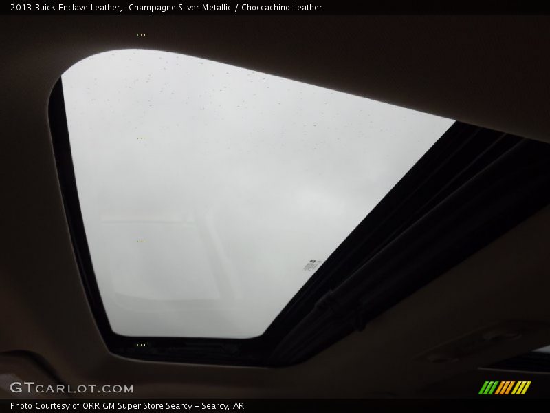 Champagne Silver Metallic / Choccachino Leather 2013 Buick Enclave Leather