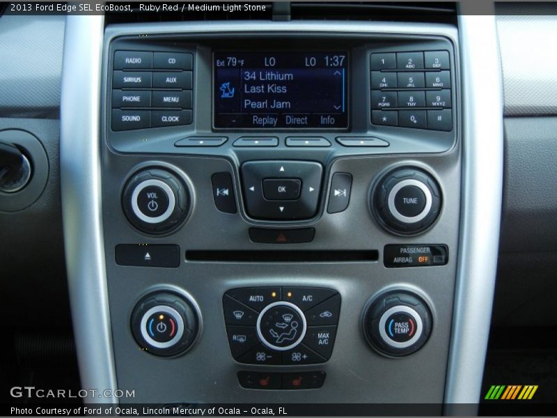 Ruby Red / Medium Light Stone 2013 Ford Edge SEL EcoBoost