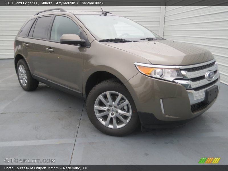Mineral Gray Metallic / Charcoal Black 2013 Ford Edge SEL