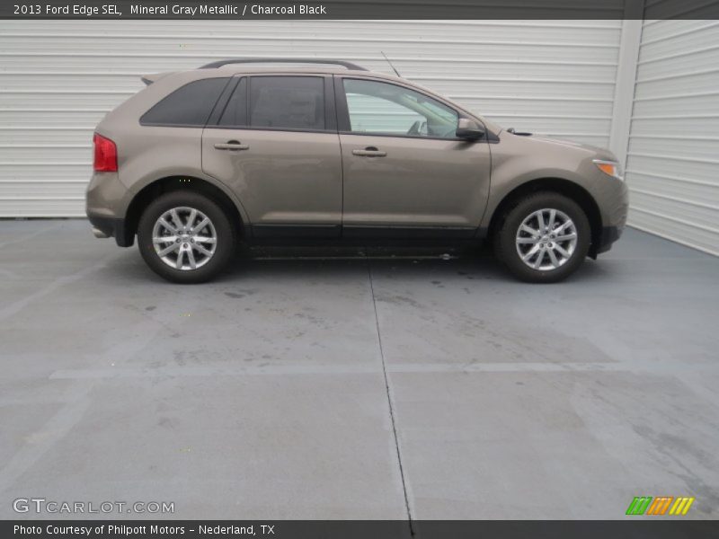 Mineral Gray Metallic / Charcoal Black 2013 Ford Edge SEL