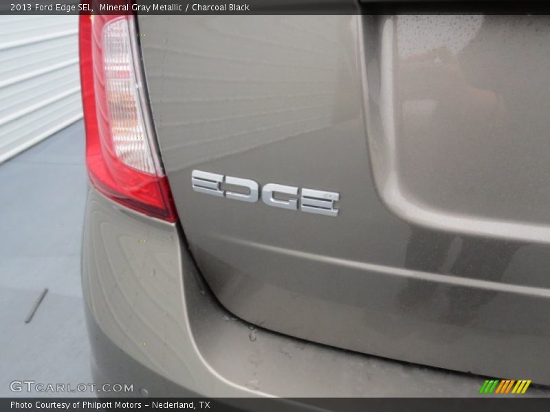 Mineral Gray Metallic / Charcoal Black 2013 Ford Edge SEL