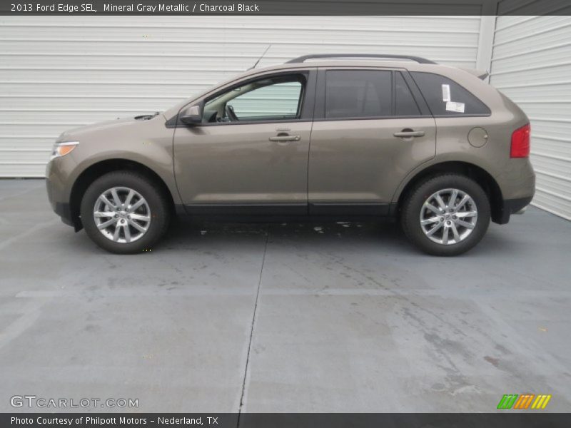 Mineral Gray Metallic / Charcoal Black 2013 Ford Edge SEL
