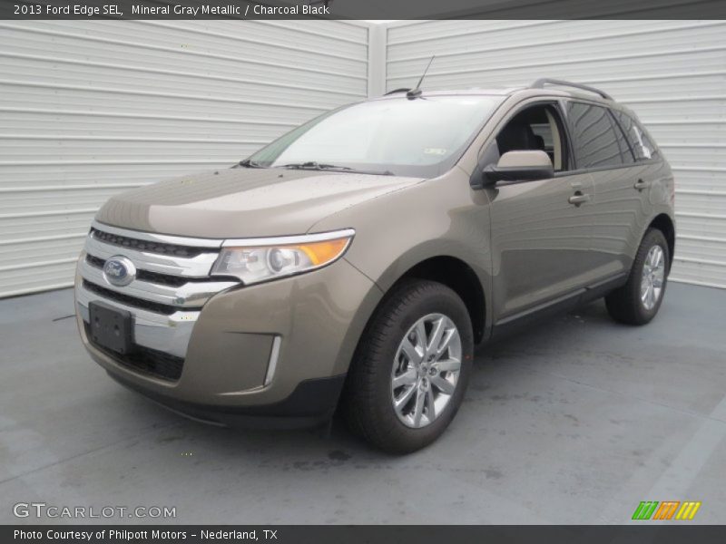 Mineral Gray Metallic / Charcoal Black 2013 Ford Edge SEL