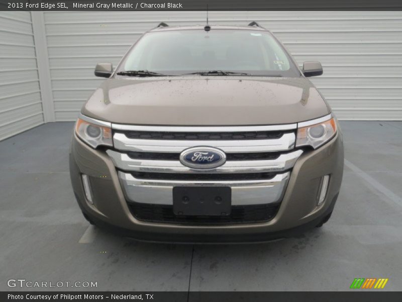 Mineral Gray Metallic / Charcoal Black 2013 Ford Edge SEL