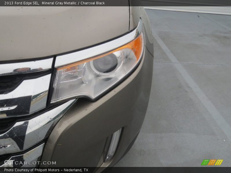 Mineral Gray Metallic / Charcoal Black 2013 Ford Edge SEL