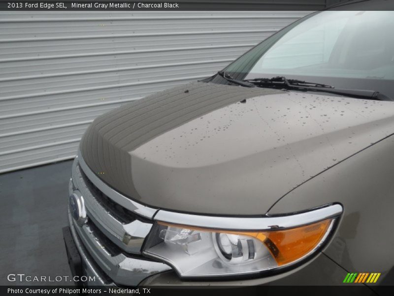 Mineral Gray Metallic / Charcoal Black 2013 Ford Edge SEL