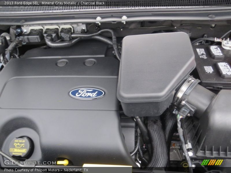 Mineral Gray Metallic / Charcoal Black 2013 Ford Edge SEL