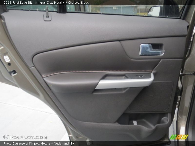 Mineral Gray Metallic / Charcoal Black 2013 Ford Edge SEL