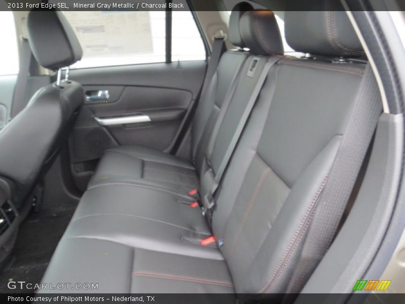 Mineral Gray Metallic / Charcoal Black 2013 Ford Edge SEL