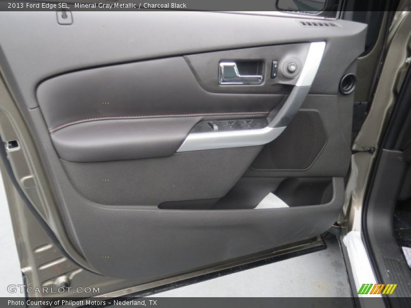 Mineral Gray Metallic / Charcoal Black 2013 Ford Edge SEL
