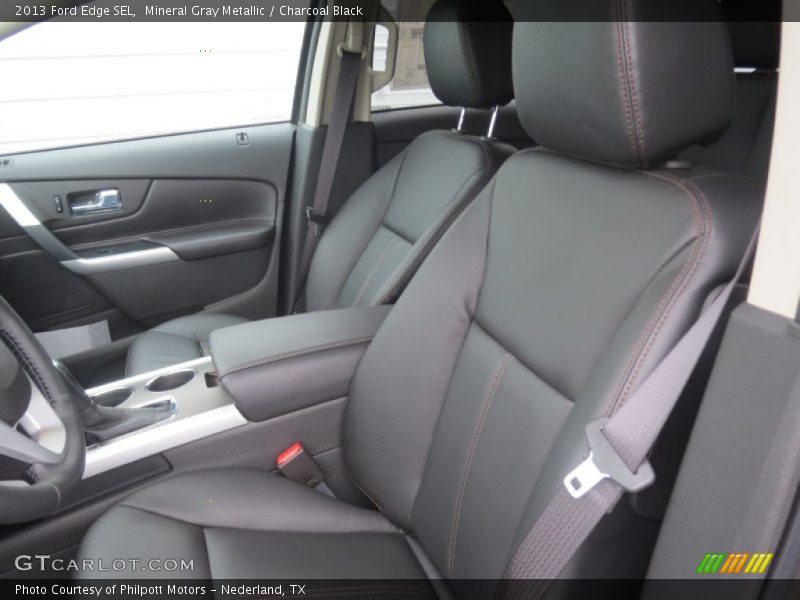 Front Seat of 2013 Edge SEL