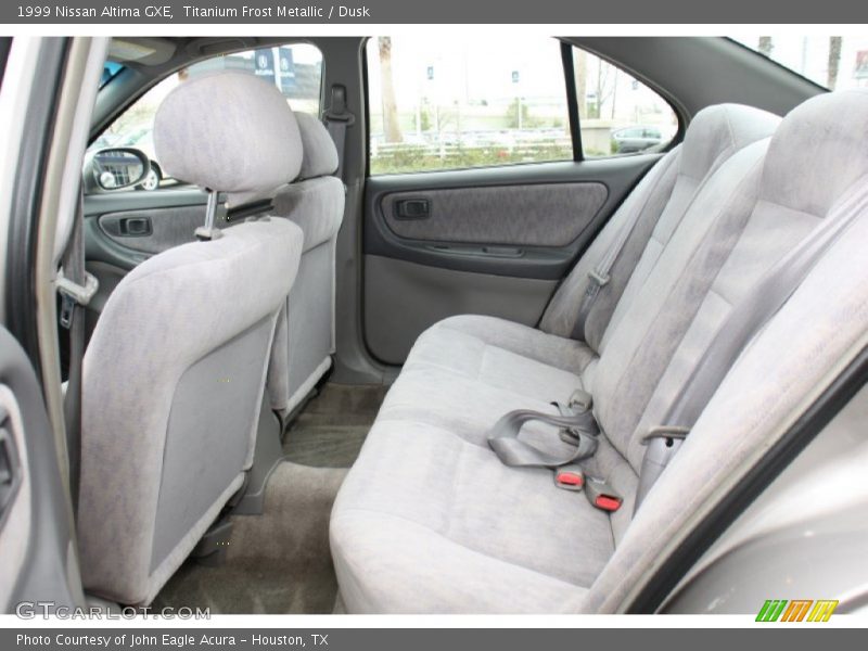 Rear Seat of 1999 Altima GXE
