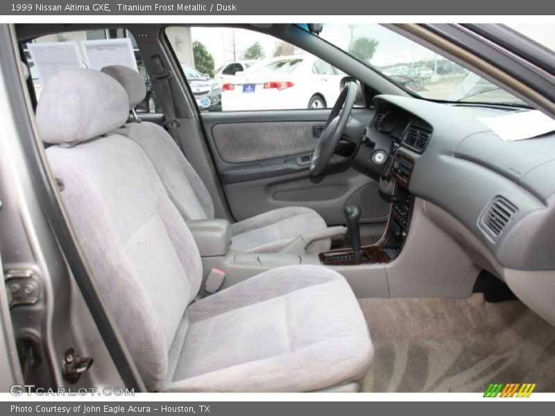 Front Seat of 1999 Altima GXE