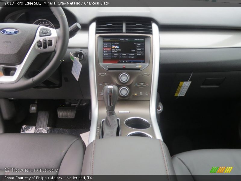 Mineral Gray Metallic / Charcoal Black 2013 Ford Edge SEL