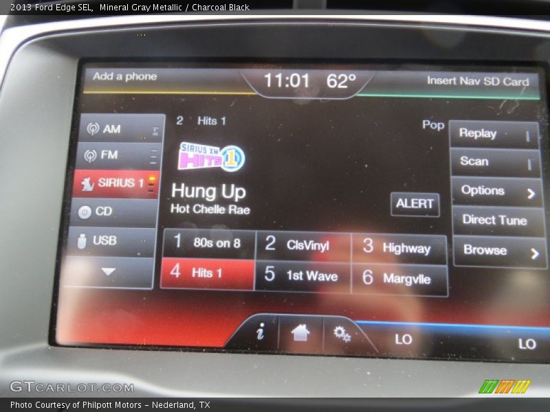 Mineral Gray Metallic / Charcoal Black 2013 Ford Edge SEL