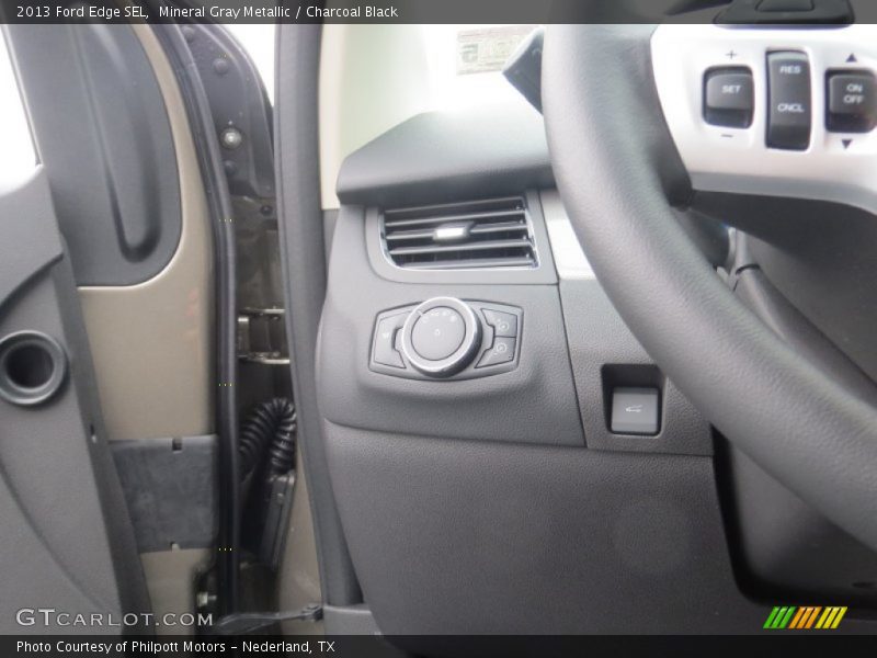 Mineral Gray Metallic / Charcoal Black 2013 Ford Edge SEL
