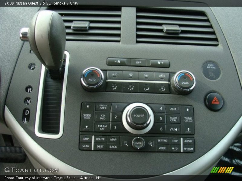 Controls of 2009 Quest 3.5 SE
