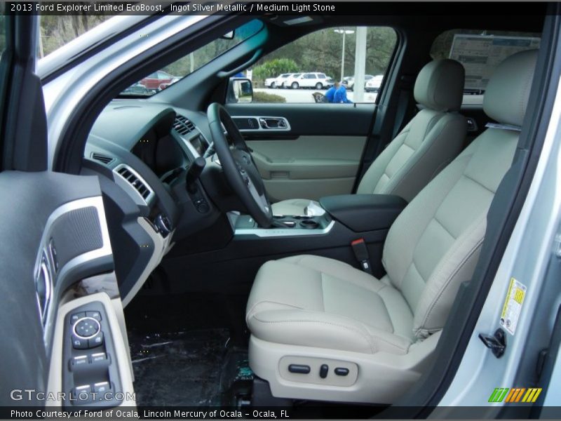 Front Seat of 2013 Explorer Limited EcoBoost